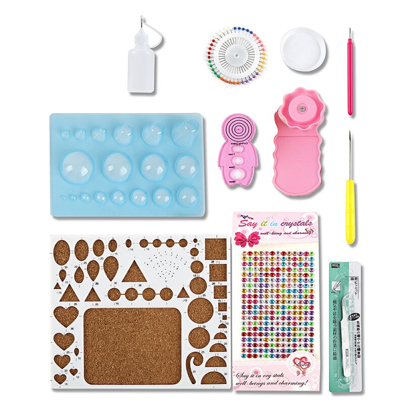 Peigne à Quilling En Plastique - 2 Pièces Pour Artisanat Papier, Fleurs DIY - Outil Créatif Durable