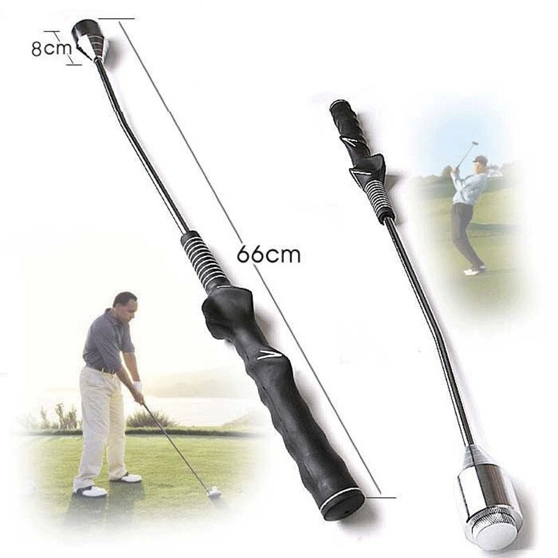 65Cm Golf Swing Practice Stick Beginner Swing Aanbevolen Handgrepen Juiste Houding Verwijderbare Golf Training Aid