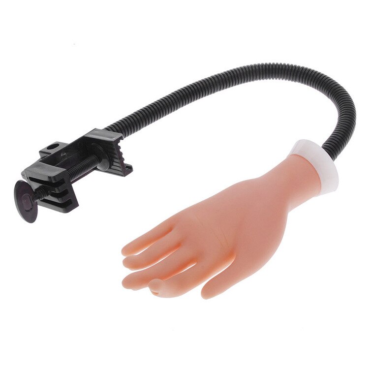 Manicure øvelse hånddrev søm leverancer øve hånd til akryl negle manicure hånd træning silikone hånd mannequin hånd: En hånd