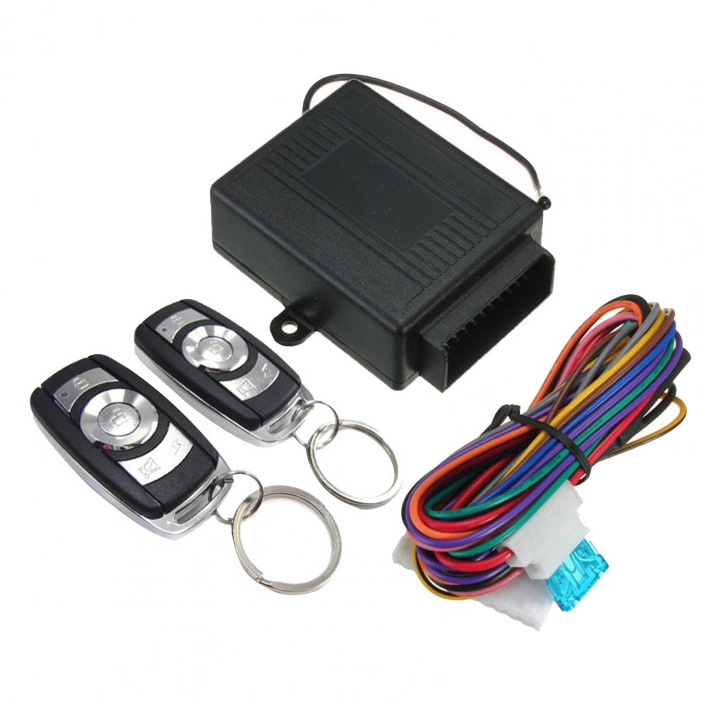 1 Set M602-8176 Remote Central Locking Kit Keyless Universal Plastic Anti-theft Auto Auto Remote Central Kit for Car