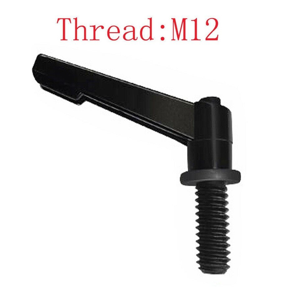 1PC Milling Machine Table Lock Bolt Handle M12 Thread Mill Tools Black CNC Milling Machine Lathe Machine Mini Milling