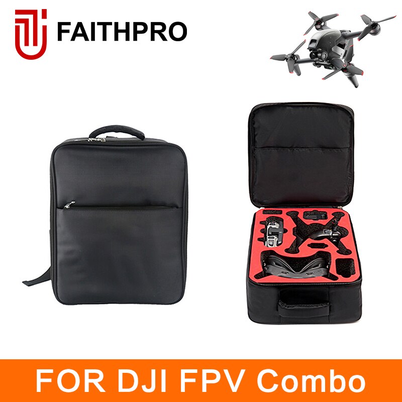 Mochila portátil à prova d&#39;água, de armazenamento, para ao ar livre, para dji fpv, combo, controle remoto, v2, óculos, acessórios