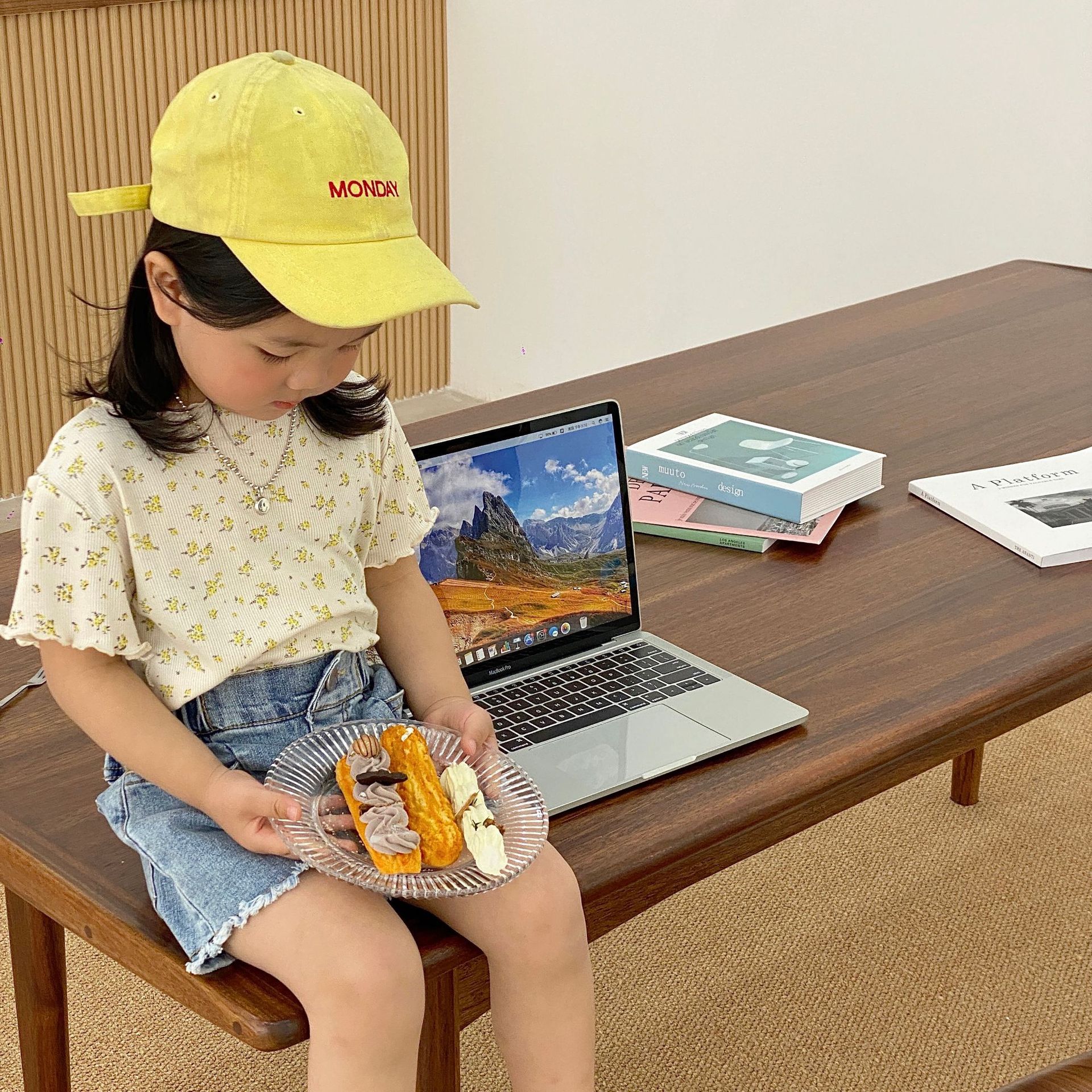 Deer jonmi 2022 Summer Baby Girls t-shirt con stampa floreale stile coreano bambini morbidi t-shirt sottili manica corta bambini Casual top
