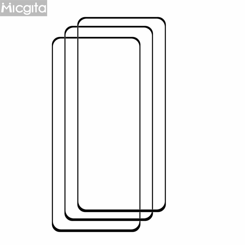 Tempered Glass For Moto S50 Screen Protector 6.36" Anti-Scratch For Moto S50 Soft Fiber Camera film: Gold