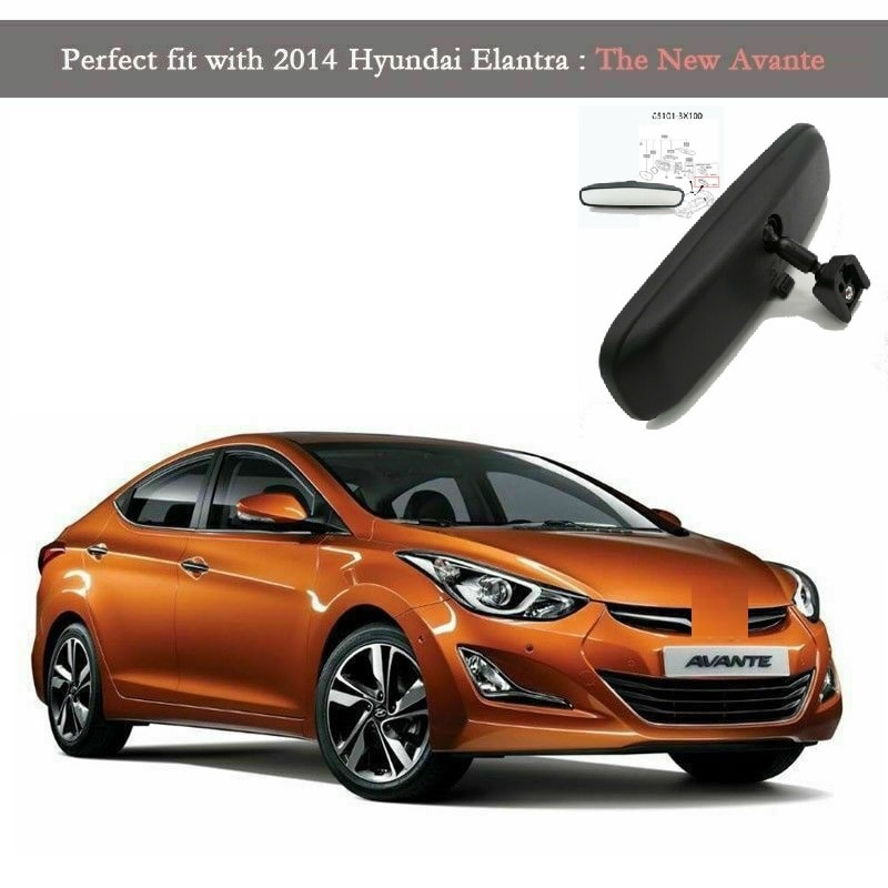 espejo retrovisor para coche con Dim automático para Hyundai para Kia 851013X10, espejo retrovisor Interior trasero, accesorios para coche