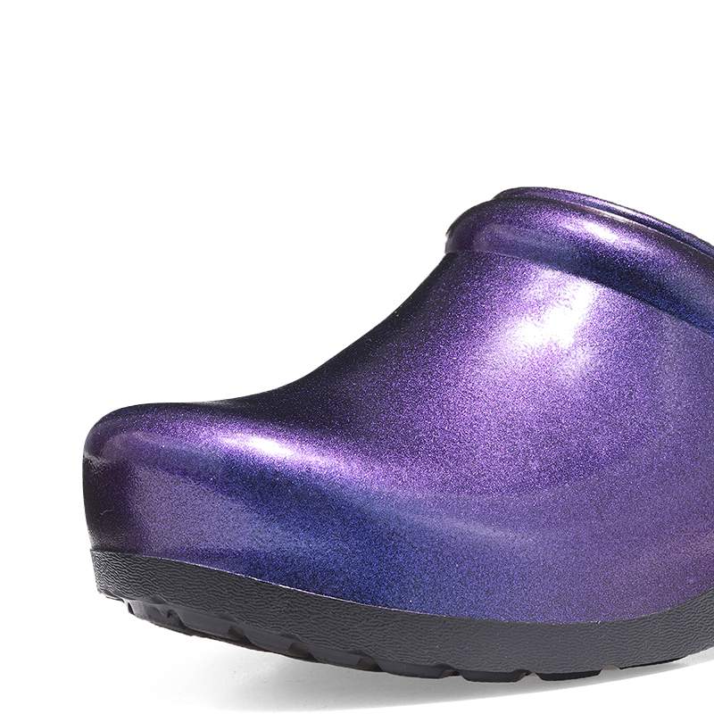 AtreGo Womens Gradient Kitchen Chef Work Shoes Oil-resistant Waterproof Non-slip Hotel Restaurant Chef Shoes Flat Sandals