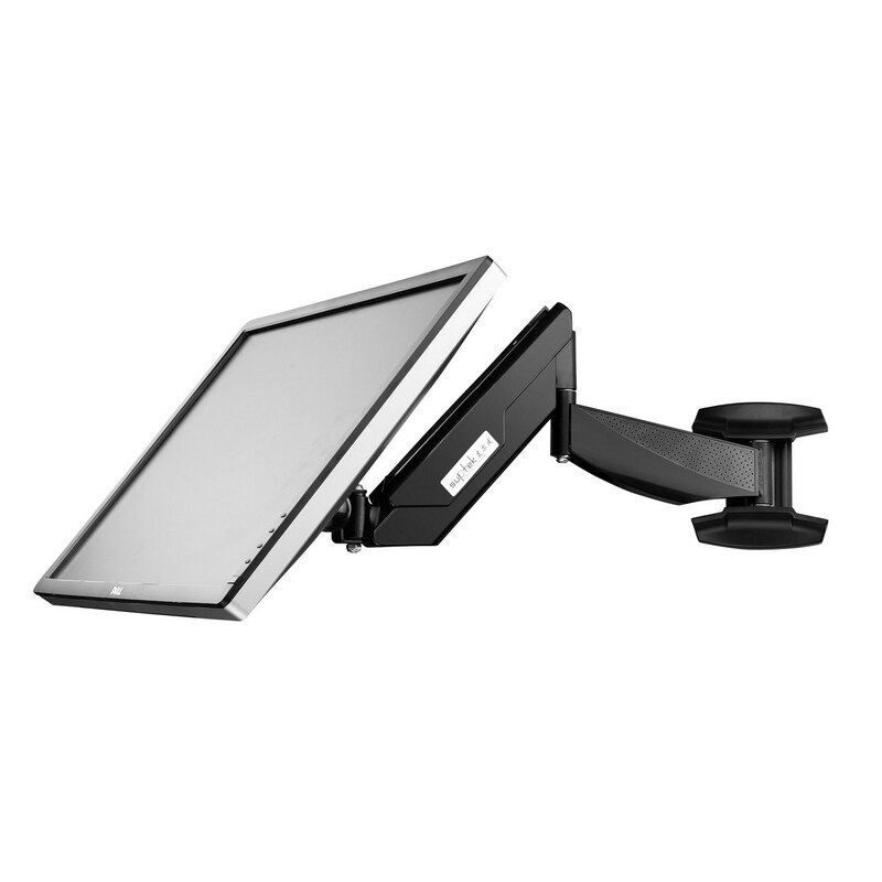 Super Full Rotation 13-27 inch LCD LED Computer Monitor Holder Support TV Wall Mount Gas Spring Arm Bracket VESA 75/100