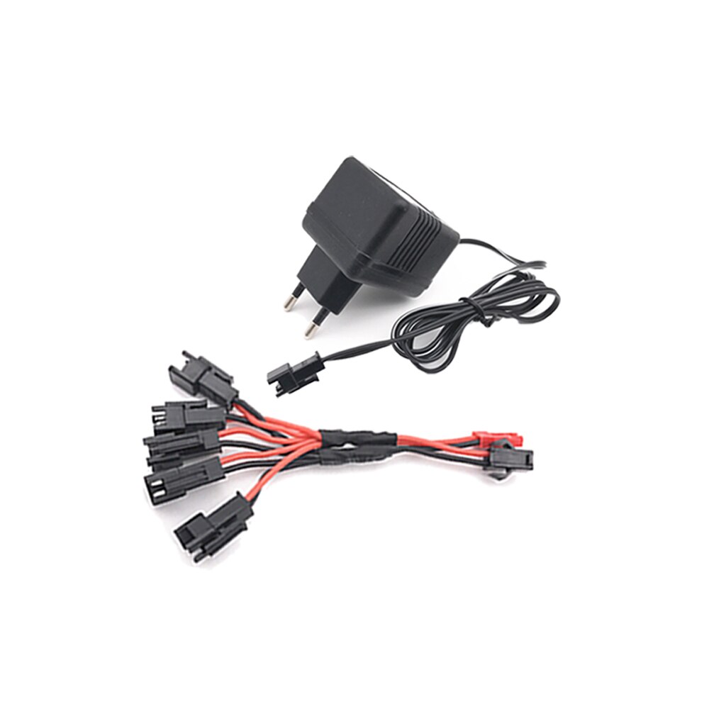 7.2 V 1400 mAh Ni-Mh batteria ricaricabile spina SM con caricabatterie per RC Camion RC auto RC barca del RC serbatoio parti nimh AA 7.2 v 1400 mah: EU 5in1