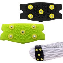 1 paire 5-goujon anti-dérapant neige glace escalade chaussure pointes glace poignées Crampons hiver escalade anti-dérapant chaussures couverture