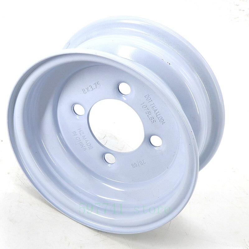 Size 8x3.75 Rim 4.80-8 Hub Rim 4.80/4.00-8 &quot;Trailer 4 Holes 5 Holes For Tool Car Trailer Forestry Machinery Lift For Tires