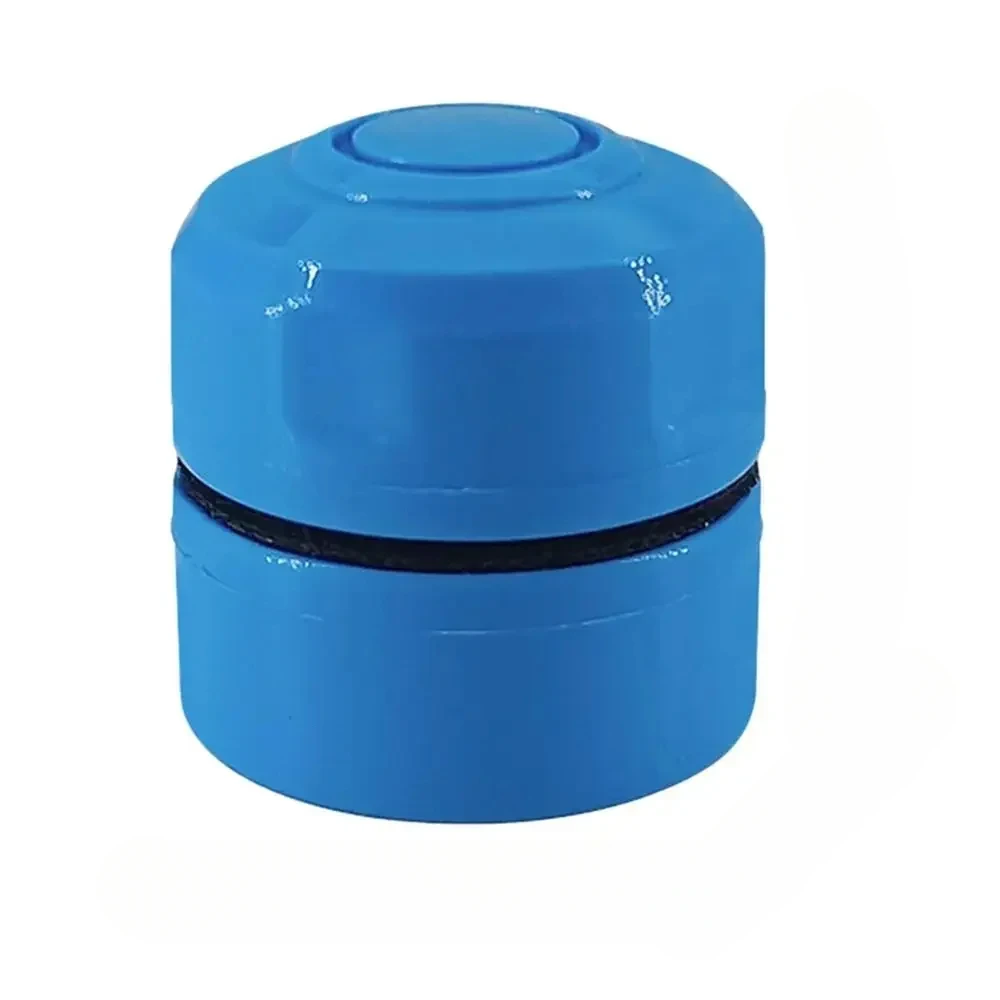 Mini outil d'épurateur pour Aquarium, outil magnétique de nettoyage de verre, brosse magnétique pour Aquarium, grattoir à algues flottant, nettoyeur de verre courbe: Bleu