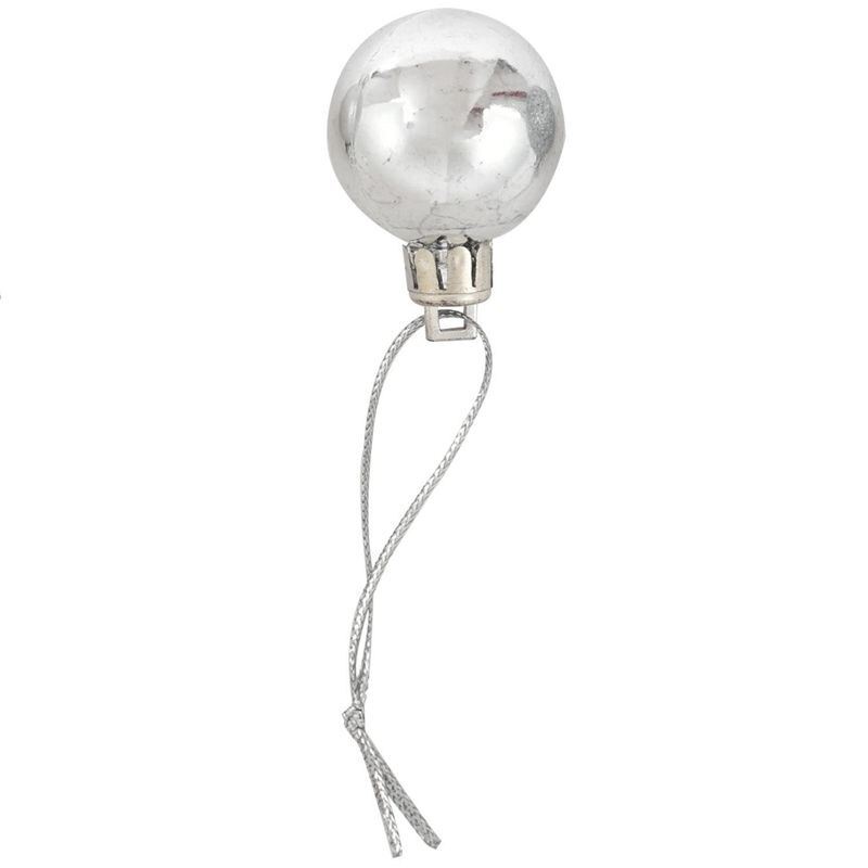 24Pcs Chic Christmas Baubles Tree Plain Glitter XMAS Ornament Ball Decoration Pink