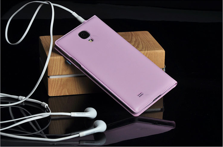 Slim View Shell Auto Sleep Wake up Function Flip Leather Case Shockproof Bag Back Cover Mask For Samsung Galaxy S4 I9500 I9505