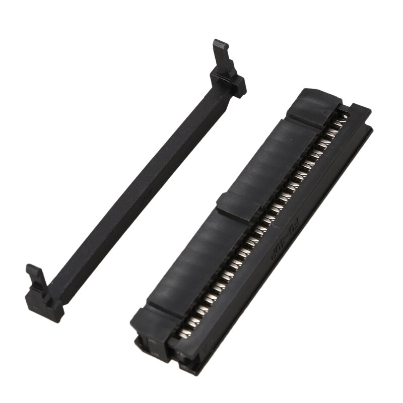 10 Pcs Black Dual Row 40 Pin IDC Socket Connector Female Header FC-40P