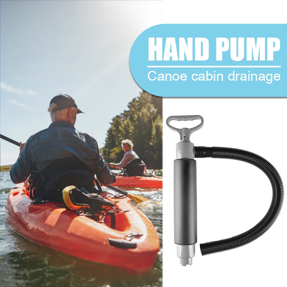 Kajak Handpomp Ilge Pomp Met Buis Draagbare Kano 41Cm Plastic Hand Bsafety Watering Elementen Voor Survival Rescue