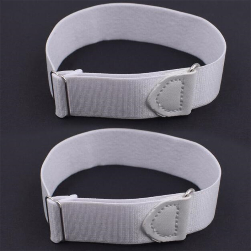 One Pair Elastic Armband Shirt Sleeve Holder Women Men Adjustable Arm Cuffs Bands For Party Wedding Clothing Accessories