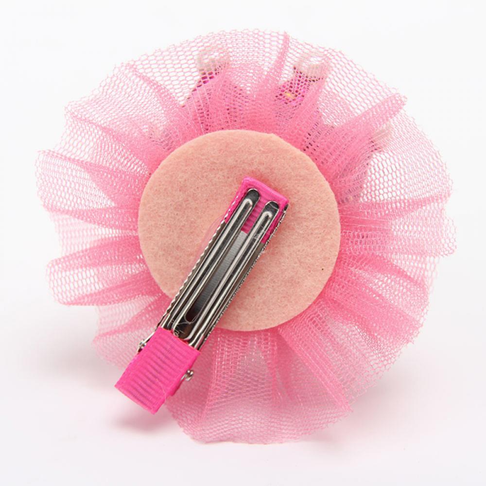 1 pièces mignon filles dentelle perle brillant étoile élastique bandeau couronne princesse pince à cheveux épingles à cheveux accessoires de cheveux