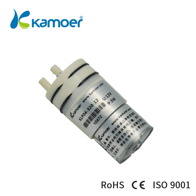 Kamoer KLP04 mini diaphragm water pump micro electric dosing pump 12/24V dc motor with brushless motor and low pulse liquid pump