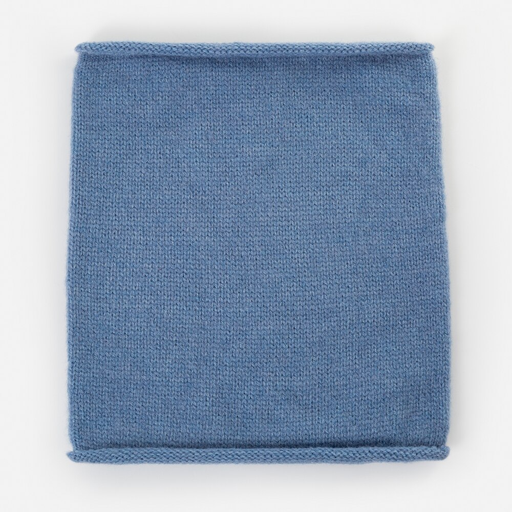 REAKIDS Inverno Sciarpa Del Bambino Per Le Ragazze E Ragazzi Carino Addensare Caldo O Anello Delle Donne Del Collare di Colore Solido del Cotone Lavorato A Maglia Sciarpa per L'uomo