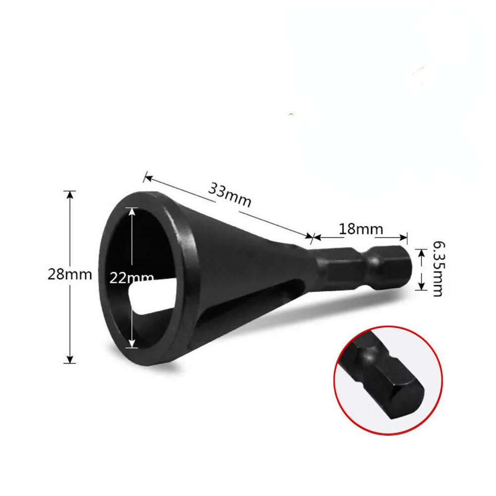 Drill Bits Deburring External Chamfer Tool Stainless Steel Remove Burr Tools for Metal Drilling Tool Hexagonal Triangular Shank