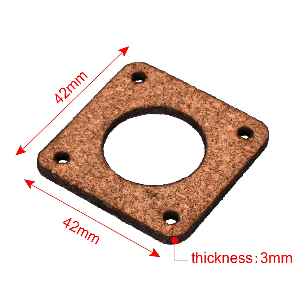 1/5pcs Nema 17 Stepper Motor Damper 3mm thickness Cork Gasket Damper Nema17 42 Stepper / Isolator for 3D Printer