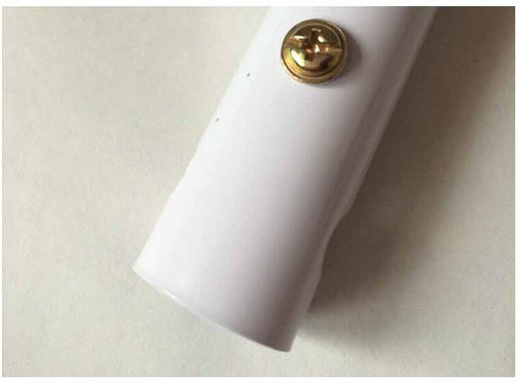 Thicker Ceiling fan Lengthened pole Extension rod Paint material 27/30cm length