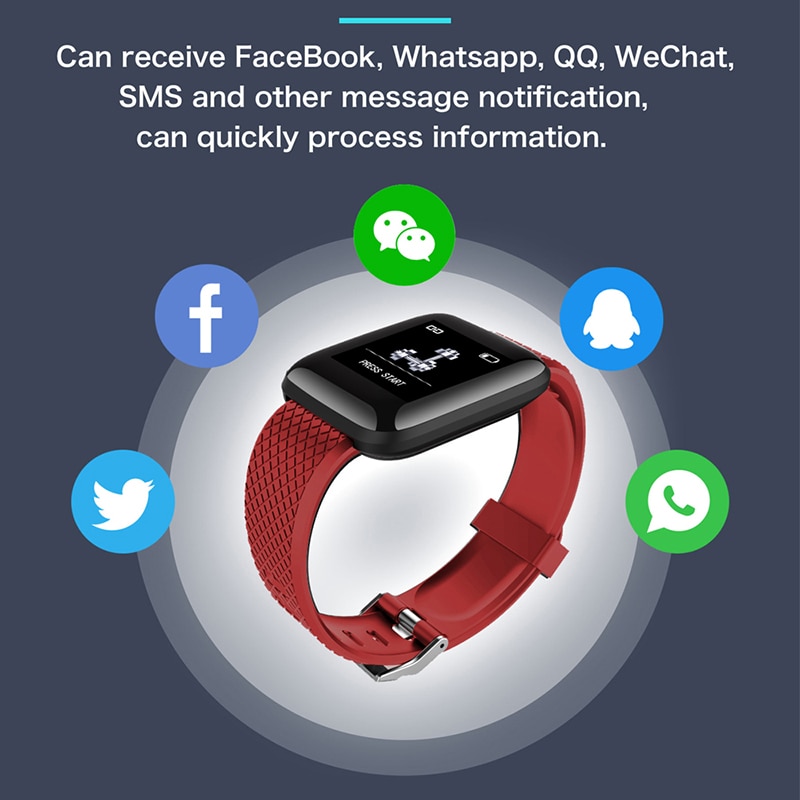 Smart klocka sport fitness armband aktivitetsmätare pulsmätare blodtryck för ios android män/kvinnor hälsoarmband