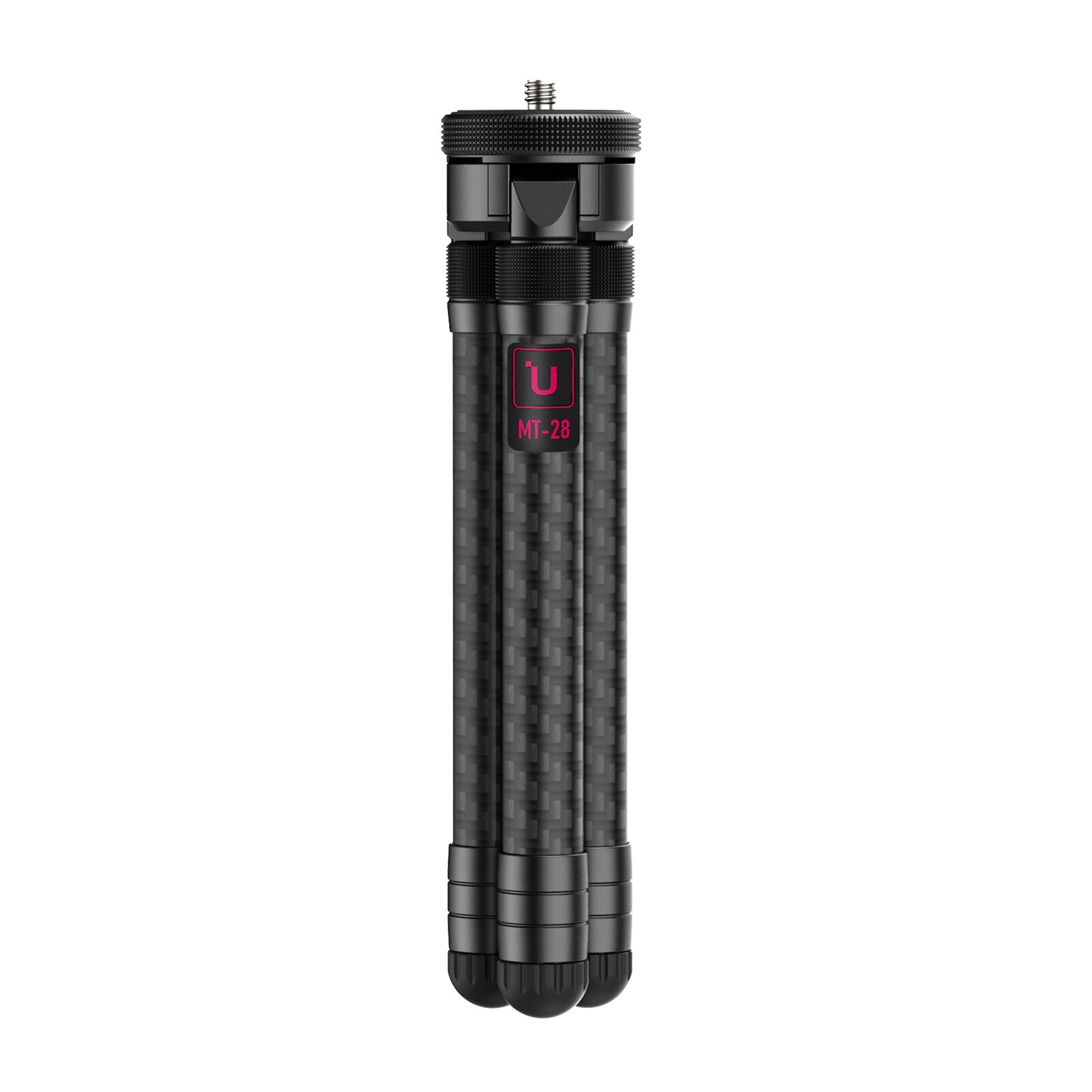 Ulanzi MT-28 Uitschuifbare Carbon Fibe Statief Stand 2-Hoogte 2-Hoek Verstelbare 2Kg Laadvermogen Tafel Statief Voor dslr Slr Telefoon Houder: MT-28