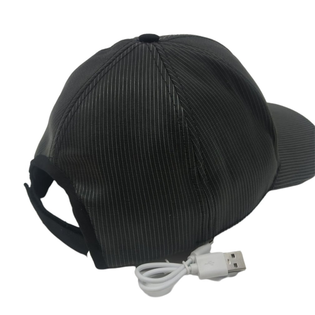 Sombrero de béisbol con luz LED brillante, gorra luminosa de fibra óptica para , Festival de Música, Rave, Navidad y Halloween: Default Title