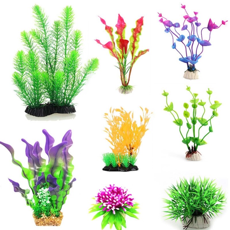 2022 Aquarium Plants Seaweed Water Plants for Aquarium Water Plant Grass Ornament