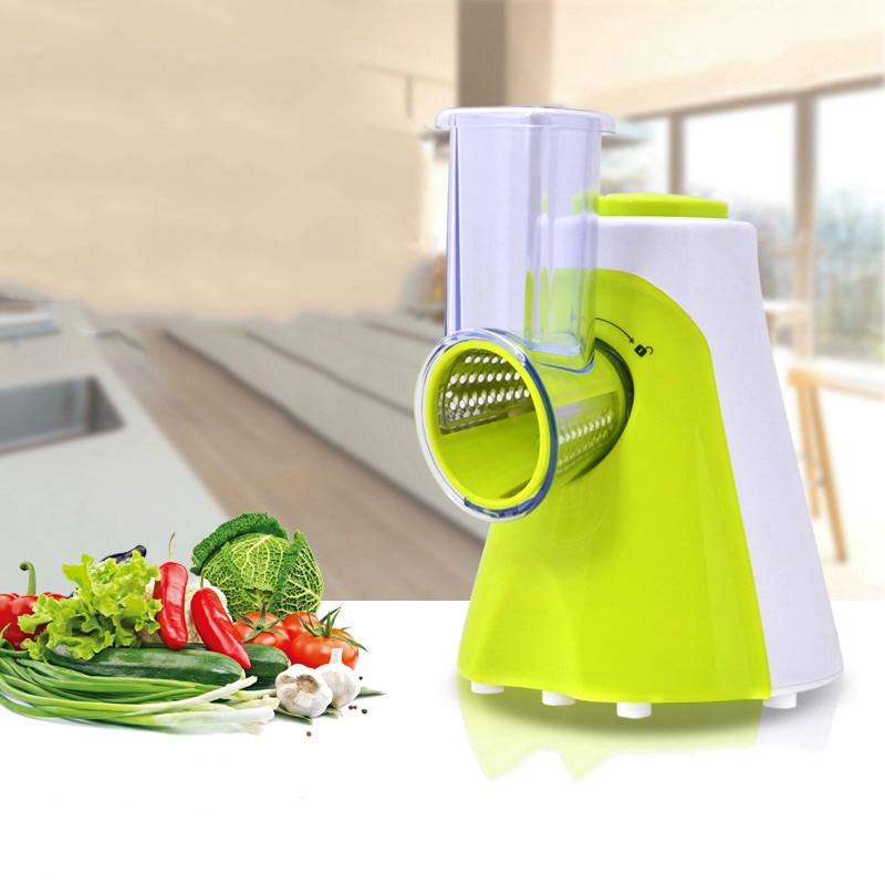 Multifunctionele Elektrische Fruit Groente Slicer Cutter Wortel Aardappel Snijmachine roestvrijstalen Lemmet Salade Chopper EU