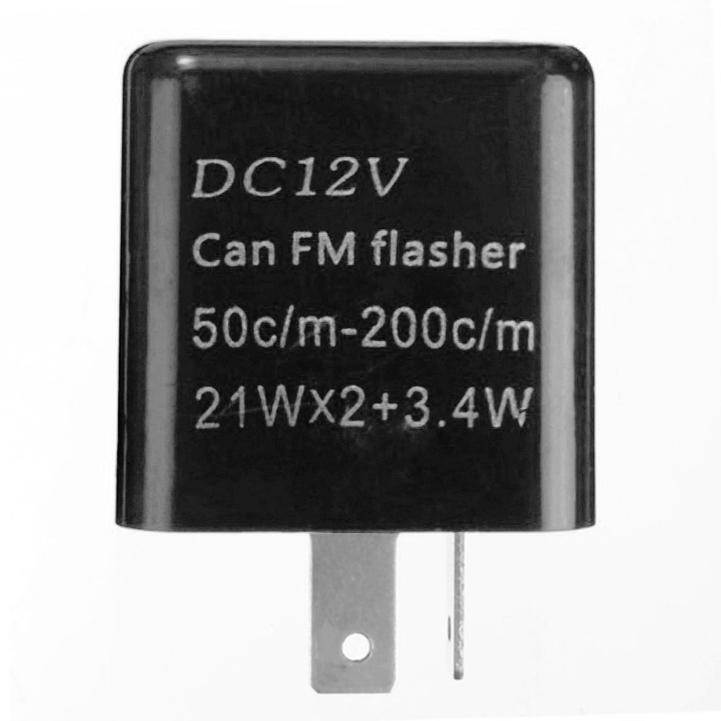 Turn Indicator Light LED Flasher Adjustable Frequency Motorcycle Motorbike Direction Light 12V Flash Relay