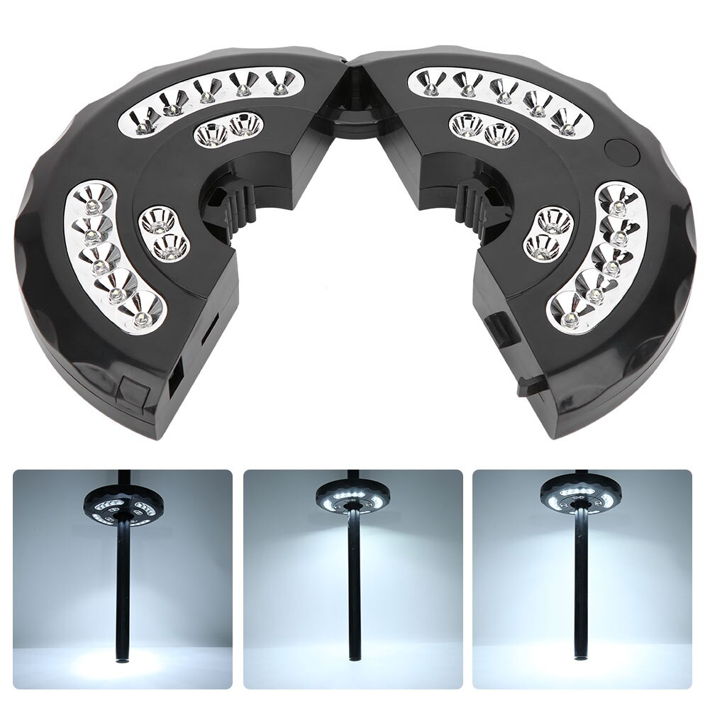 Led lys til paraplyer paraply lys usb 28 leds ledningsfri paraply stang lys til terrasse paraplyer campingtelte udendørs brug