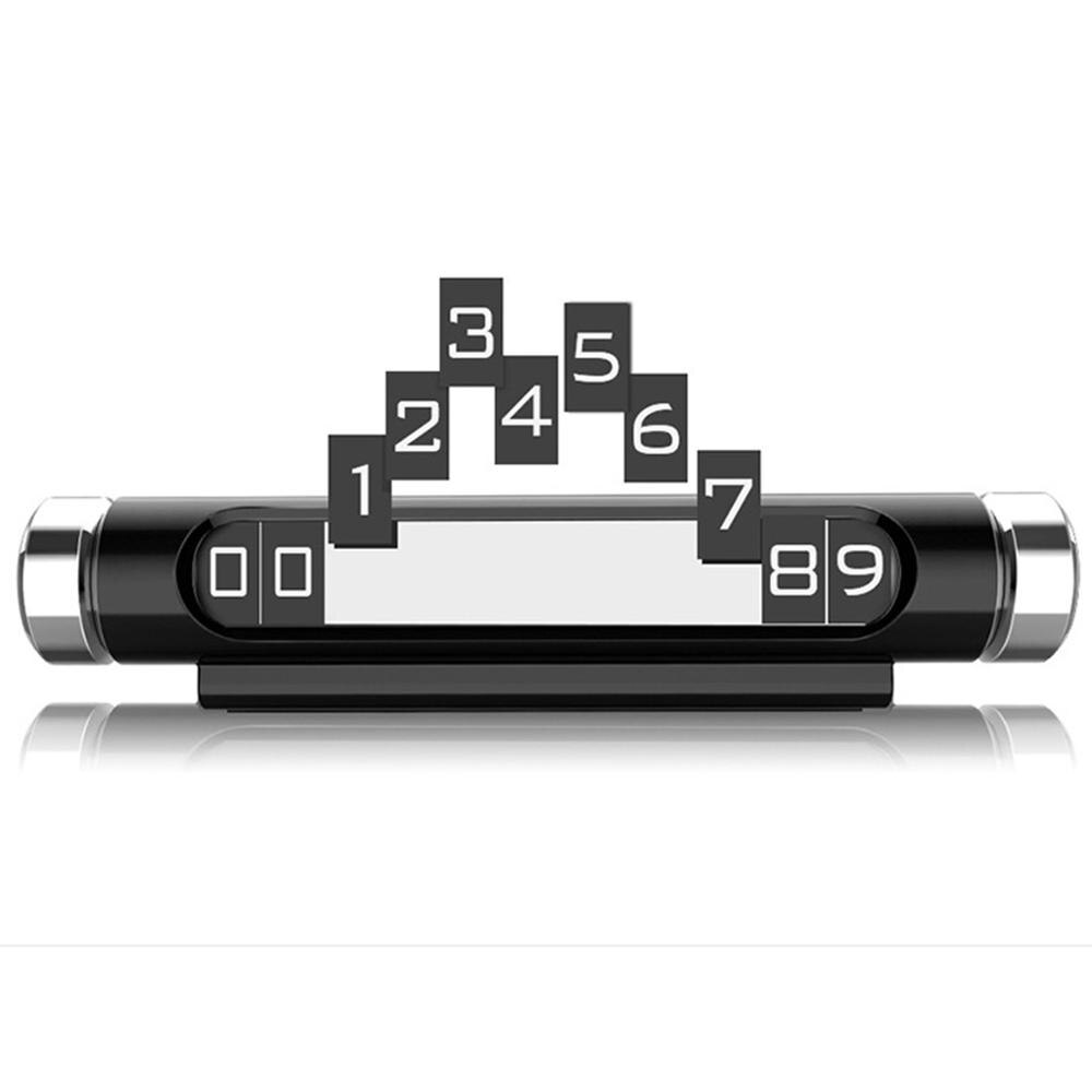 Auto Tijdelijke Parkeerkaart Lichtgevende Telefoon Nummerplaat Auto Stickers Auto Interieur Accessoires telefoonnummer board #823