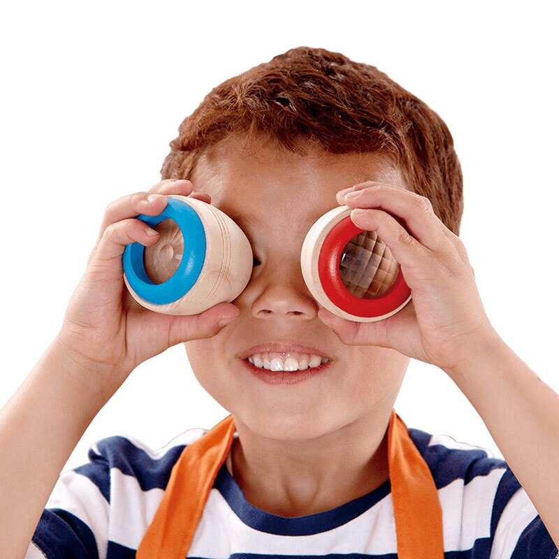 freundlicher Art Baby Holz Magische Kaleidoskop Pädagogisches Magie Spiegel polygonal 88 NSV775