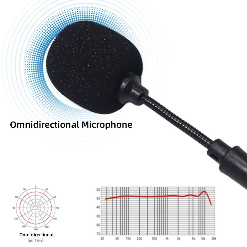 mini microfono flessibile con capacità Jack da 3,5 mm 2/3/4 poli portatile per altoparlante scheda Audio PC computer portatile telefono cellulare