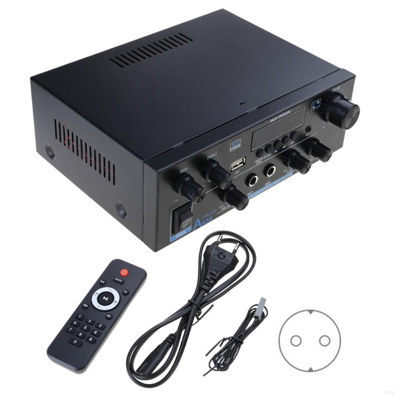 G8DF hoch Energie 70WX2 Digitaler Sprachverstärker Empfänger mit Bluetooth-kompatiblen 5.0 für Hauslautsprechersysteme