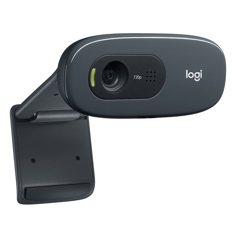 100% Original Logitech C270 Webcam HD Vid 720P Built-in Micphone USB2.0 Mini Computer Camera for PC Laptop