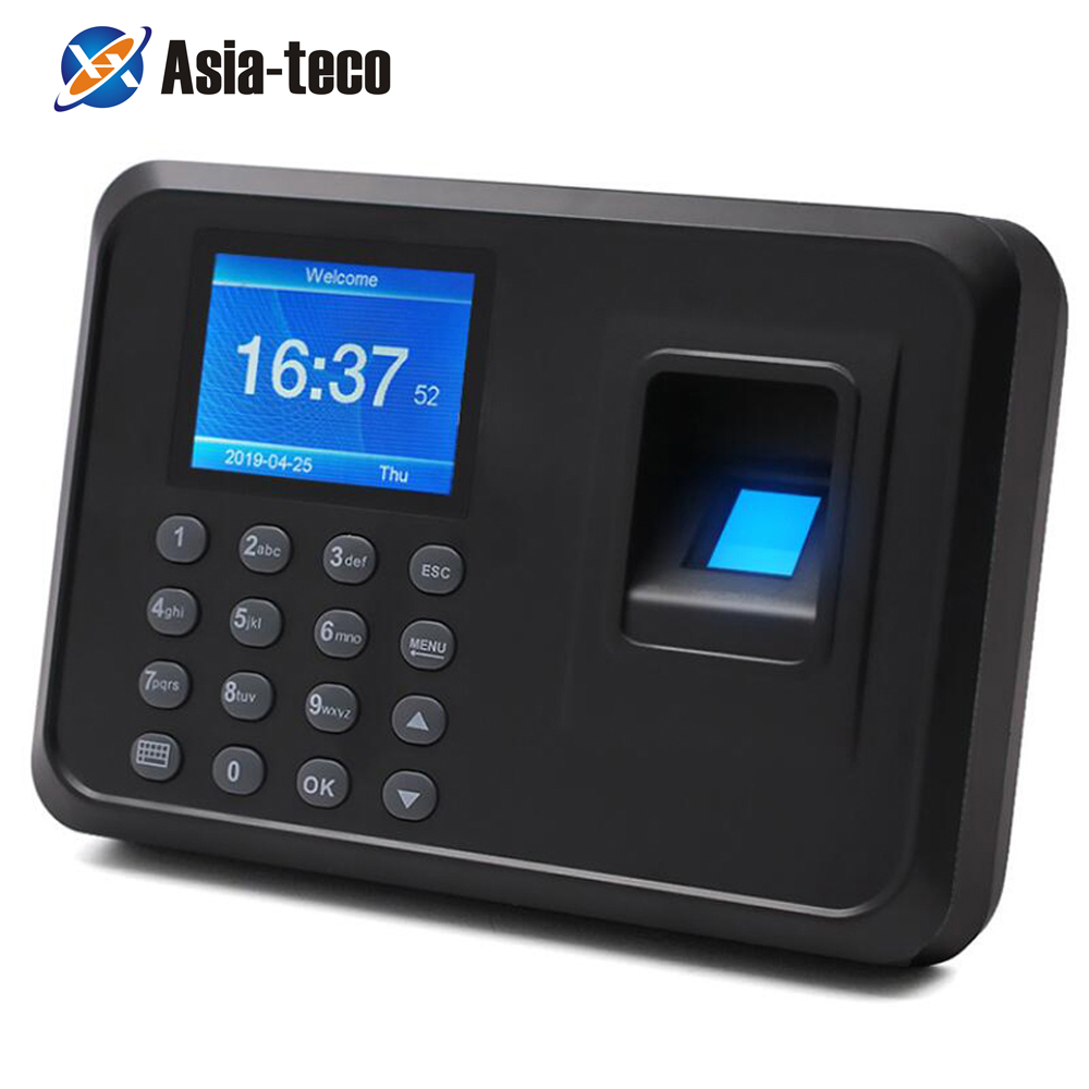 Biometric Fingerprint Time Attendance System Clock Recorder Office Time Clock Employee Recorder Device