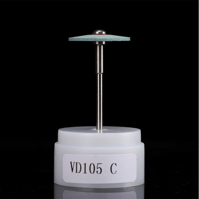 Dental Laboratory Diamond Rubber Polisher Removing Finishing Zirconia No Need Water Cooling Generate Little Heat: VD105 C