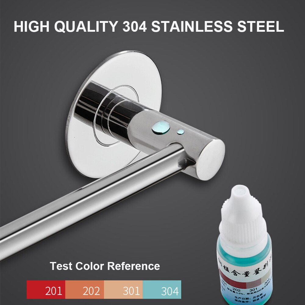 Bathroom Wall Mounted Towel Rack Double Towel Holder Rail Stainless Steel Storage Rack Kitchen Organizer Bathroom Accessories