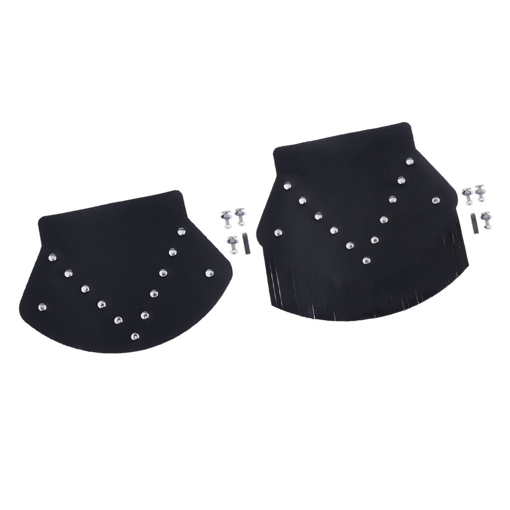 Motorcycle Rear Fender Mud Flap Mudguard Black Universal for Harley