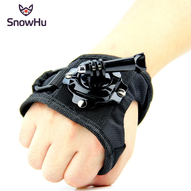 Snowhu Voor Gopro Accessoires Grote Maat Handschoen Type Mount Wrist Strap Band Voor Go Pro Hero 8 7 6 5 4 Voor Xiaomi Voor Sjcam GP127L