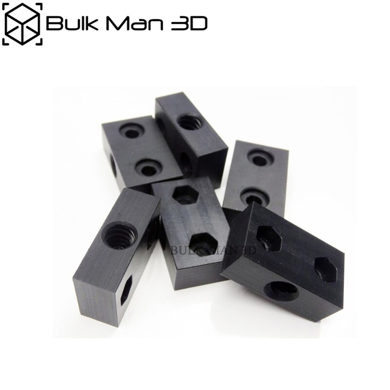 3D Printer POM ACME Nut Block for 8mm Metric Acme Lead Screw 8mm Thread Rod Trapezoidal Metric Acme Tap T8