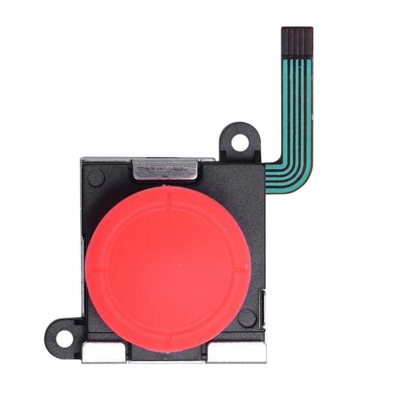 3d analoge joystick tommelstikker sensor erstatninger for nintendo switch joy con controller: Rød
