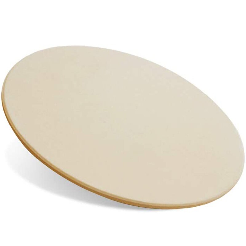 Pizza Stone 15 inch Round Baking Stone for Bread Ceramic Pizza Grilling Stones for Cooking and Baking BBQ and Grill: Default Title