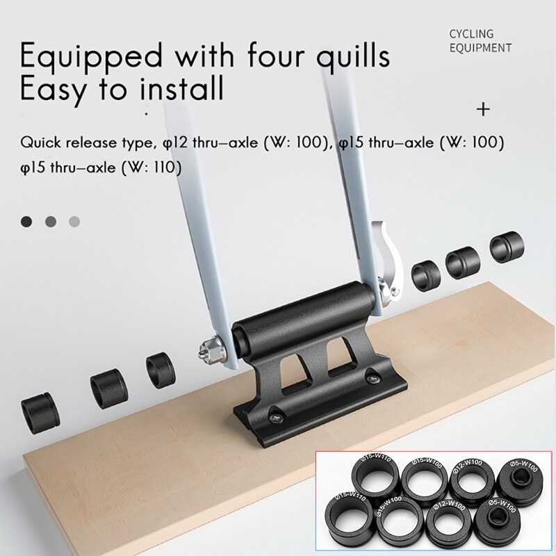 Support de fourche de vtt à dégagement rapide, porte-bagages à Clip fixe avec axe transversal