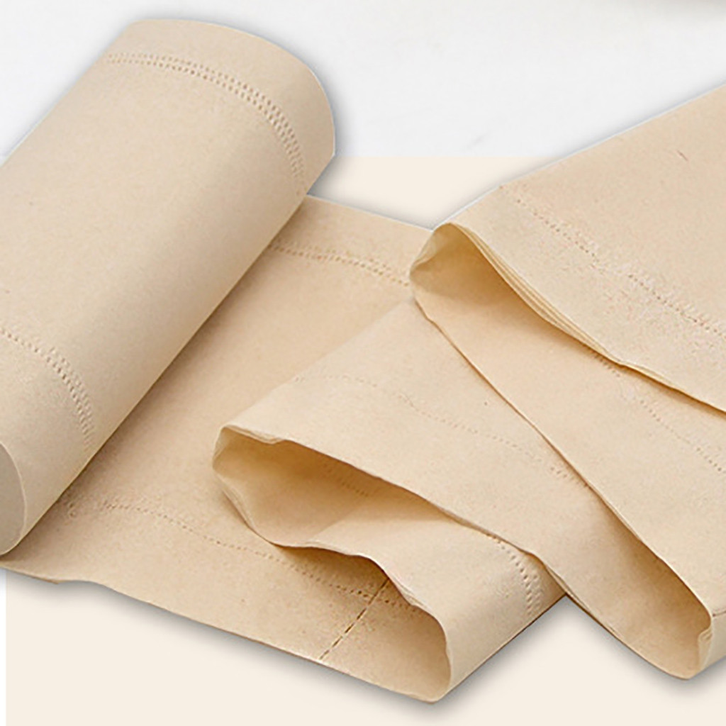 14 Rolls Toilet Replacement Roll Paper Natural Log Toilet Papers Table Kitchen Bathroom Disposable Towel Coreless Tissue #LR3