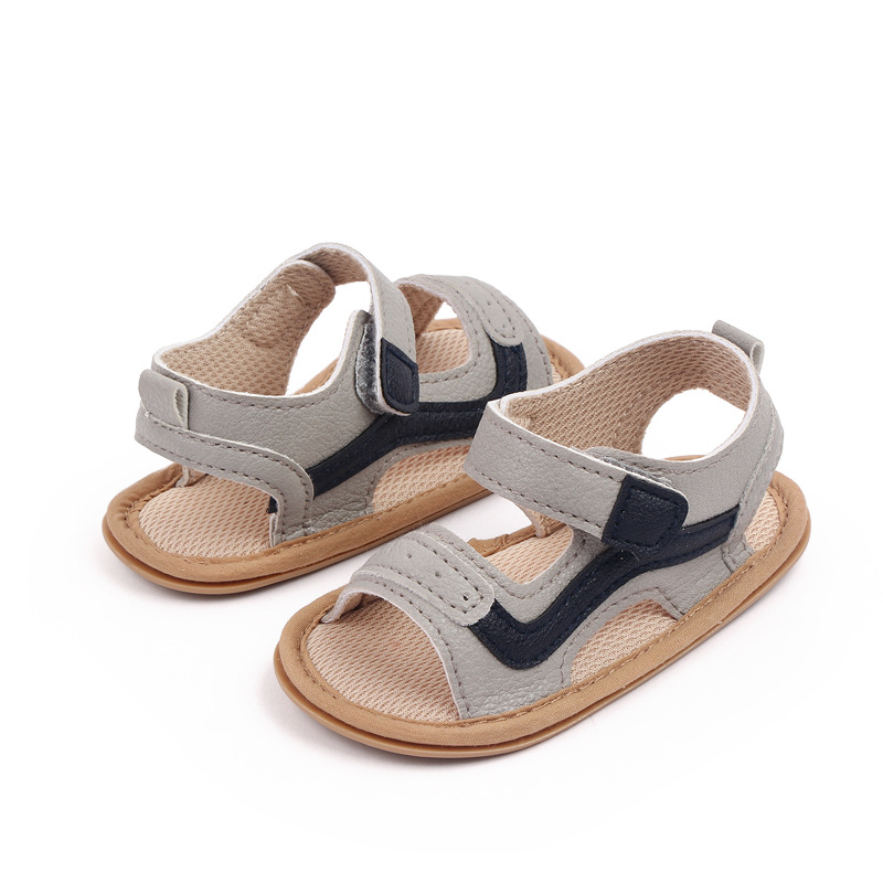 Infant Baby Boy Sandales Toddler Summer Shoes Newborn Bebes Sandal Anti-slip Rubber Bottom Footwear for 1 Year Old Sandalen