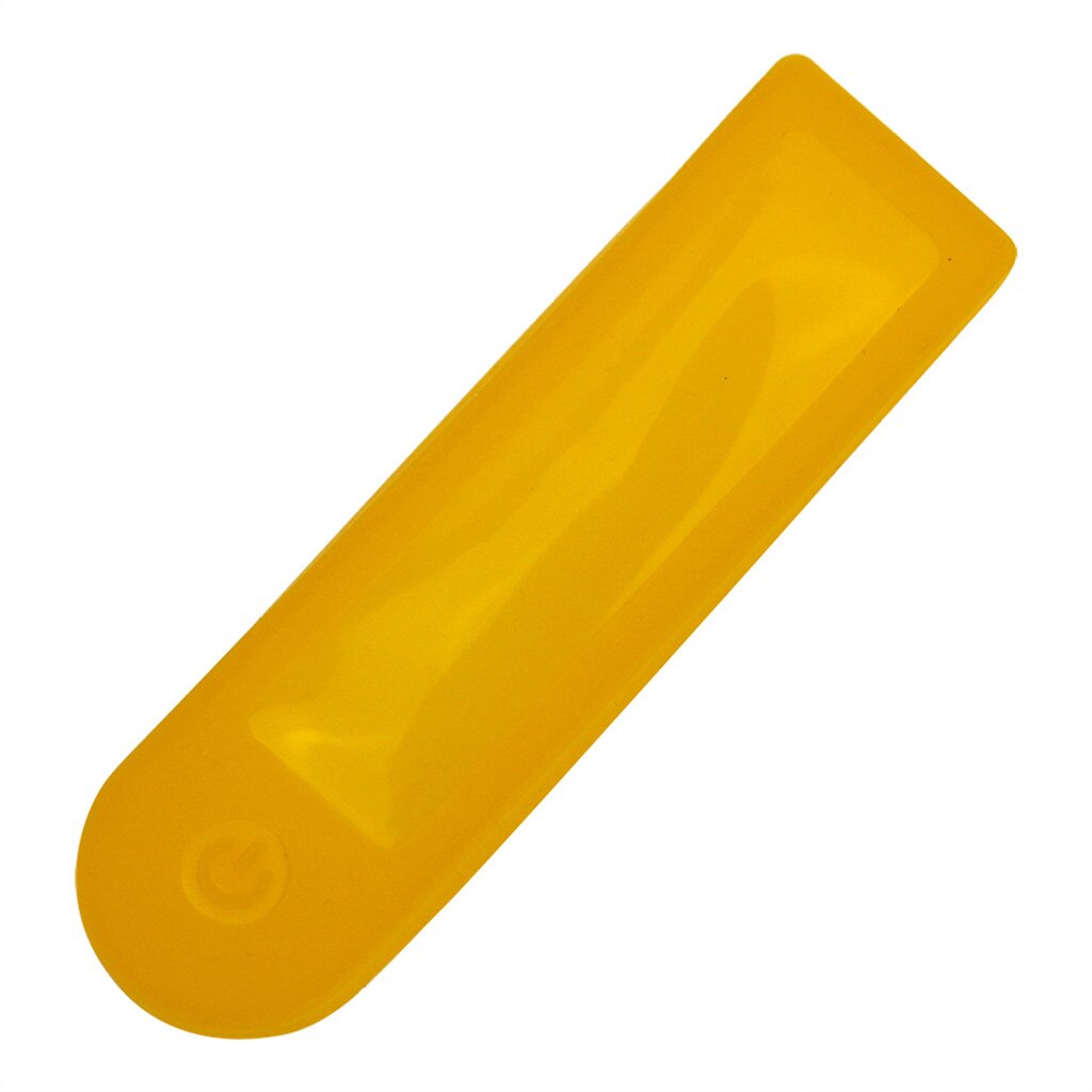 Silicone Dashboard Cover Circuit Board protective Cover Waterproof Panel Case For Xiaomi Mijia M365 Pro Electric Scooter: Yellow 